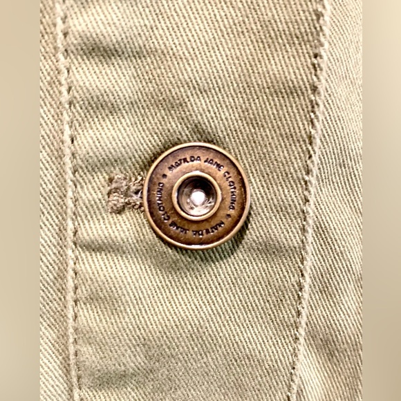 MATILDA JANE Jacket Moments with You Size XS Army Green Pockets Patchwork. - Picture 8 of 14
